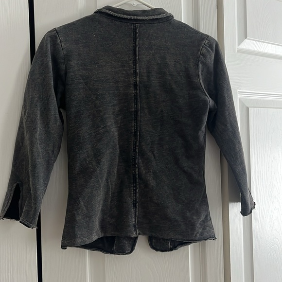 Elizabeth & James Grey Jersey Blazer - Picture 3 of 4